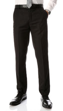 Load image into Gallery viewer, Ferrecci Men's Halo Black Slim Fit Flat-Front Dress Pants - Ferrecci USA