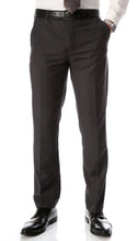Load image into Gallery viewer, Ferrecci Men's Halo Charcoal Slim Fit Flat-Front Dress Pants - Ferrecci USA