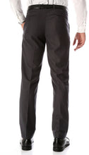 Load image into Gallery viewer, Ferrecci Men's Halo Charcoal Slim Fit Flat-Front Dress Pants - Ferrecci USA