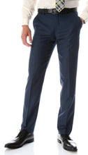 Load image into Gallery viewer, Ferrecci Men's Halo Navy Slim Fit Flat-Front Dress Pants - Ferrecci USA