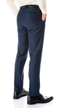 Load image into Gallery viewer, Ferrecci Men's Halo Navy Slim Fit Flat-Front Dress Pants - Ferrecci USA