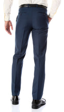 Load image into Gallery viewer, Ferrecci Men's Halo Navy Slim Fit Flat-Front Dress Pants - Ferrecci USA