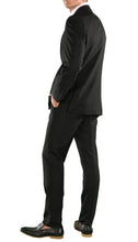 Load image into Gallery viewer, Hart Black Slim Fit 2 Piece Suit - Ferrecci USA