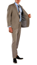 Load image into Gallery viewer, Hart Brown Slim Fit 2 Piece Suit - Ferrecci USA