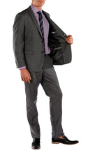 Load image into Gallery viewer, Hart Charcoal Slim Fit 2 Piece Suit - Ferrecci USA