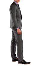 Load image into Gallery viewer, Hart Charcoal Slim Fit 2 Piece Suit - Ferrecci USA