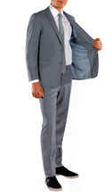 Load image into Gallery viewer, Hart Light Blue Slim Fit 2 Piece Suit - Ferrecci USA