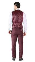 Load image into Gallery viewer, Ferrecci Hart 3 Piece Slim Fit Burgundy Suit - Ferrecci USA