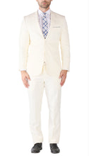 Load image into Gallery viewer, Hart 3pc Slim Fit Winter White Suit - Ferrecci USA