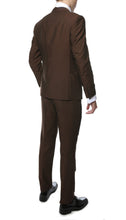Load image into Gallery viewer, Hudson Brown Slim Fit 2 Piece Suit - Ferrecci USA