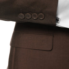Load image into Gallery viewer, Hudson Brown Slim Fit 2 Piece Suit - Ferrecci USA