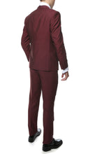 Load image into Gallery viewer, Hudson Burgundy Slim Fit 2 Piece Suit - Ferrecci USA