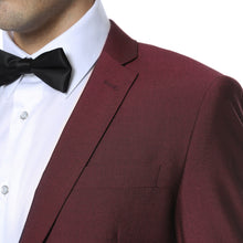 Load image into Gallery viewer, Hudson Burgundy Slim Fit 2 Piece Suit - Ferrecci USA