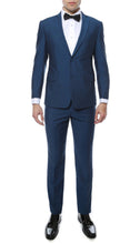 Load image into Gallery viewer, Hudson Indigo Blue Slim Fit 2 Piece Suit - Ferrecci USA