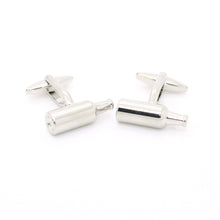 Load image into Gallery viewer, Silvertone Bottle Cuff Links With Jewelry Box - Ferrecci USA