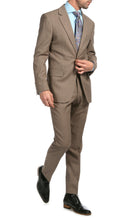 Load image into Gallery viewer, Mason Sand Men's Premium 2 Piece Wool Slim Fit Suit - Ferrecci USA