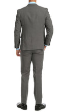 Load image into Gallery viewer, PL1969 Mens Heather Grey Slim Fit 2pc Suit - Ferrecci USA