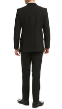 Load image into Gallery viewer, PL1969 Mens Black Slim Fit 2pc Suit - Ferrecci USA