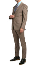 Load image into Gallery viewer, Mason Sand Men's Premium 2 Piece Wool Slim Fit Suit - Ferrecci USA