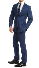 Load image into Gallery viewer, Windsor Indigo Slim Fit 2pc Suit - Ferrecci USA