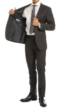 Load image into Gallery viewer, Windsor Charcoal Slim Fit 2 Piece Suit - Ferrecci USA