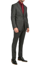 Load image into Gallery viewer, Mason Charcoal Men's Premium 2 Piece Wool Slim Fit Suit - Ferrecci USA