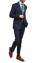 Load image into Gallery viewer, Mason Navy Men's Premium 2pc Premium Wool Slim Fit Suit - Ferrecci USA