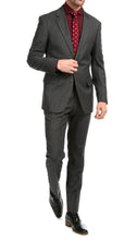 Load image into Gallery viewer, Mason Charcoal Men's Premium 2 Piece Wool Slim Fit Suit - Ferrecci USA