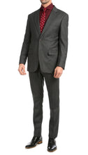 Load image into Gallery viewer, Mason Charcoal Men's Premium 2 Piece Wool Slim Fit Suit - Ferrecci USA