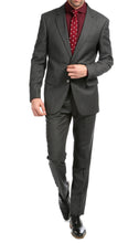Load image into Gallery viewer, Mason Charcoal Men's Premium 2 Piece Wool Slim Fit Suit - Ferrecci USA