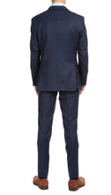 Load image into Gallery viewer, Mason Navy Men's Premium 2pc Premium Wool Slim Fit Suit - Ferrecci USA
