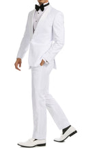 Load image into Gallery viewer, Ferrecci Men's Reno White Slim Fit Shawl Lapel 2 Piece Tuxedo Suit Set - Ferrecci USA