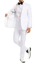 Load image into Gallery viewer, Ferrecci Men's Reno White Slim Fit Shawl Lapel 2 Piece Tuxedo Suit Set - Ferrecci USA