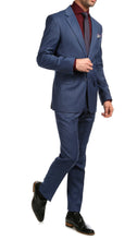 Load image into Gallery viewer, Mason Slate Men's Premium 2 Piece Wool Slim Fit Suit - Ferrecci USA