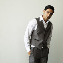 Load image into Gallery viewer, Celio Grey & Black Slim Fit 3 Piece Tuxedo - Ferrecci USA