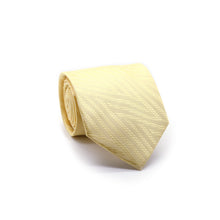 Load image into Gallery viewer, Mens Dads Classic Yellow Geometric Pattern Business Casual Necktie & Hanky Set IO-8 - Ferrecci USA