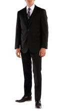 Load image into Gallery viewer, JAX Black Slim Fit 3 Piece Suit - Ferrecci USA