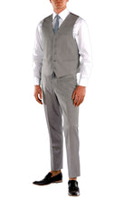 Load image into Gallery viewer, JAX Light Grey Slim Fit 3 Piece Suit - Ferrecci USA
