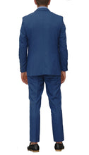 Load image into Gallery viewer, JAX new Blue Slim Fir 3 Piece Suit - Ferrecci USA