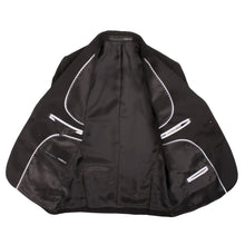 Load image into Gallery viewer, Boys Black KTUX 3pc Premium Tuxedo Suit - Ferrecci USA
