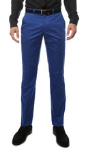Load image into Gallery viewer, Zonettie Kilo Royal Blue Straight Leg Chino Pants - Ferrecci USA