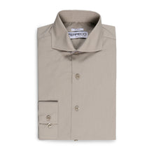 Load image into Gallery viewer, Leo Grey Mens Slim Fit Cotton Shirt - Ferrecci USA