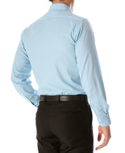 Load image into Gallery viewer, Leo Sky Blue Mens Slim Fit Cotton Shirt - Ferrecci USA