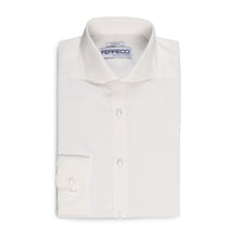 Load image into Gallery viewer, Leo Mens Slim Fit Snow White Shirt - Ferrecci USA