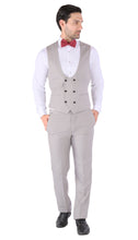 Load image into Gallery viewer, Ferrecci Luna 3 Piece Slim Fit Grey Peak Lapel Tuxedo - Ferrecci USA