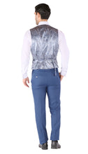 Load image into Gallery viewer, Ferrecci Luna 3 Piece Slim Fit Indigo Blue Peak Lapel Tuxedo - Ferrecci USA