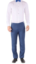 Load image into Gallery viewer, Ferrecci Luna 3 Piece Slim Fit Indigo Blue Peak Lapel Tuxedo - Ferrecci USA