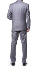 Load image into Gallery viewer, Lincoln Grey 2 Piece Slim Fit Plaid Suit - Ferrecci USA