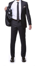 Load image into Gallery viewer, Lincoln Charcoal 2Piece Slim Fit Plaid Suit - Ferrecci USA
