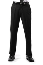 Load image into Gallery viewer, Premium Mens MP101 Black Slim Fit Dress Pants - Ferrecci USA